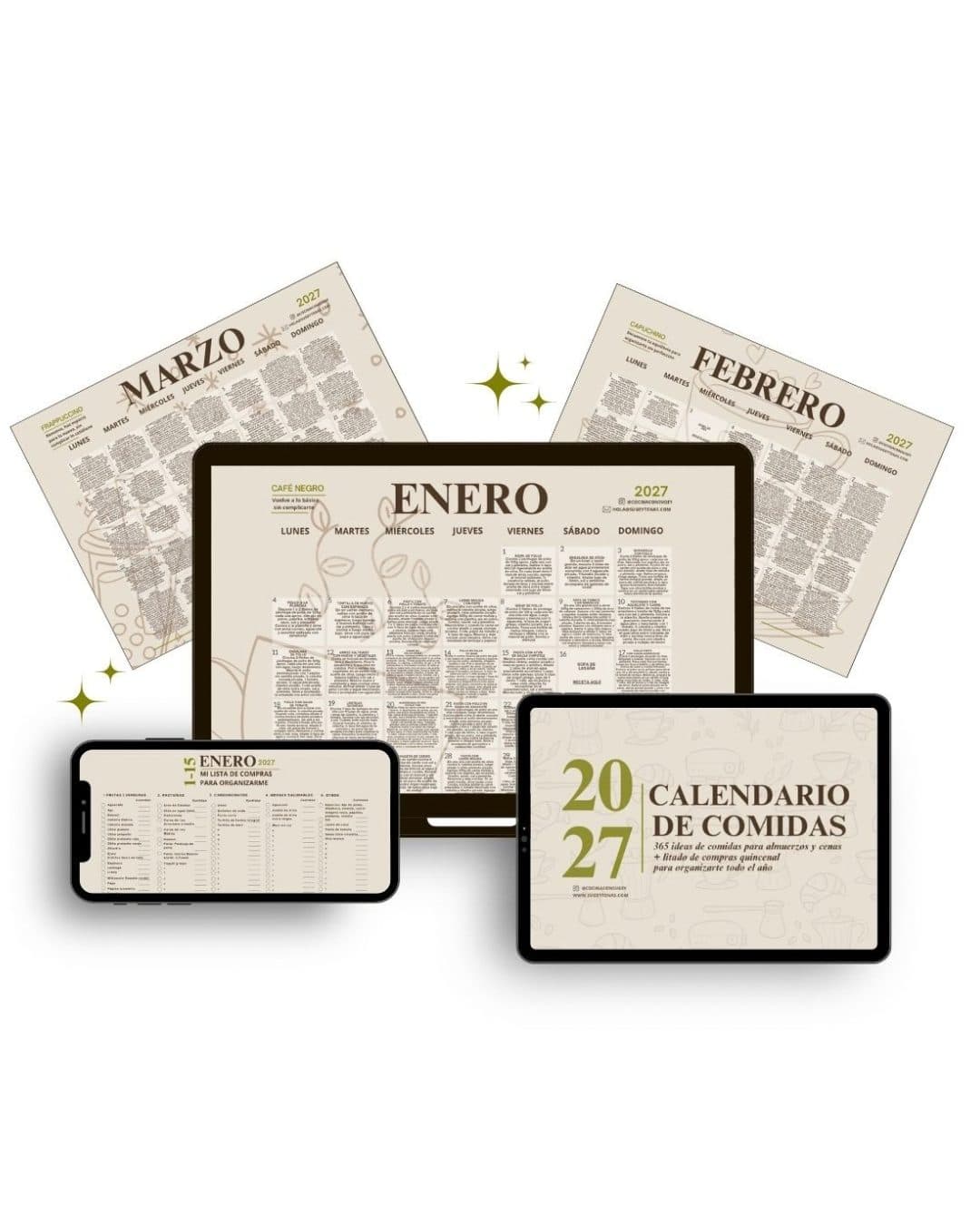 Qué incluye el Calendario 2027