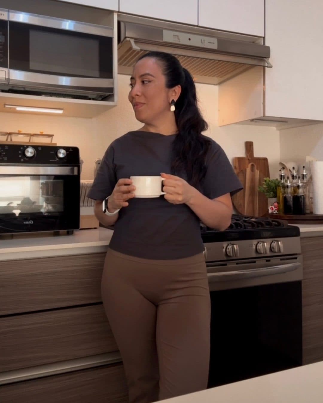 Sugey Tenas en su cocina